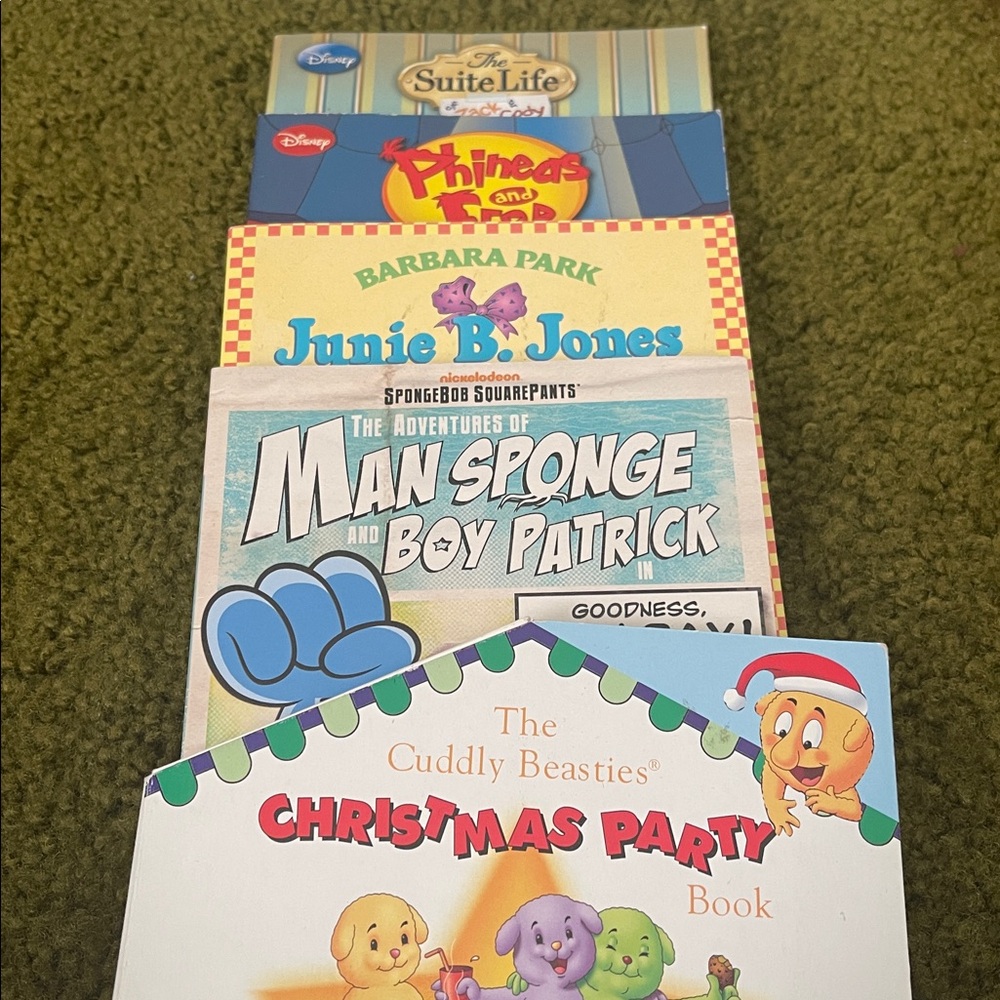 5 Paperback books